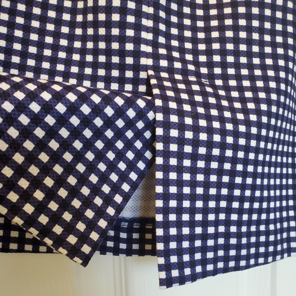 NWOT Blue & White Pencil Skirt - Picture 5 of 6